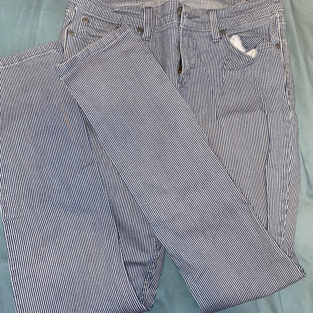 levi’s striped jeans